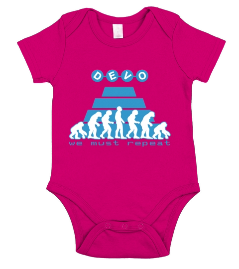 Devo We Must Repeat Short Sleeve Baby One-Piece