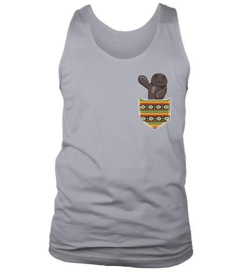 Manatee Pocket T-Shirt For Sea Cow Lover Gift Men's Tank Top