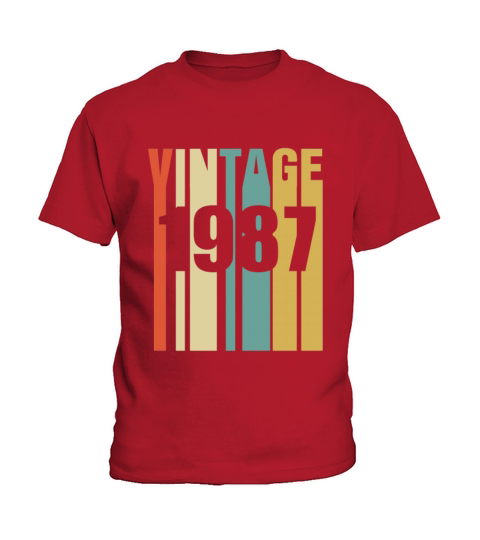 Vintage 1987 Retro Kids T-Shirt