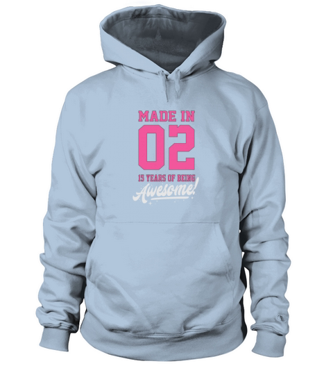 Birthday Made in 2002 - 15 years of being awesome Women's Hoodie