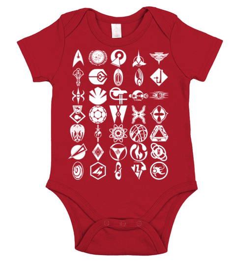 Trek Logos Emblems - White Short Sleeve Baby One-Piece