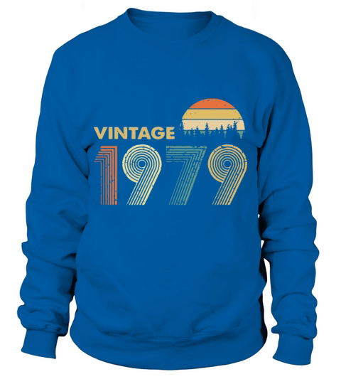 vintage 1979 warm tree colors pictures hipster Men's Sweatshirt