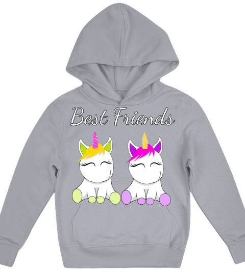 Best Friends Unicorns Kids Hoodie