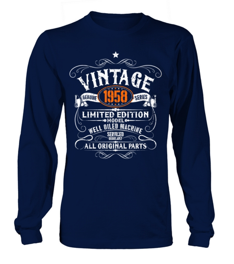 60th Birthday - Vintage 1958 Gift Women's Long Sleeve