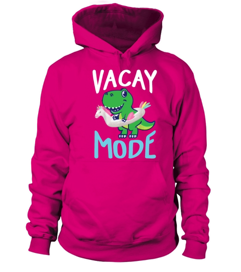 Vacay Mode Cute Dino Dinosaur Funny Family Vacatio Women's Hoodie