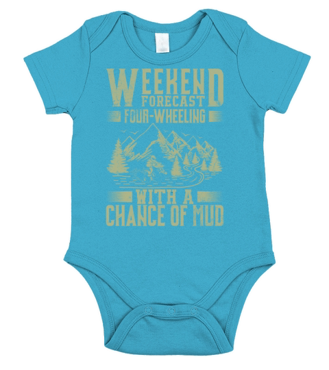 Quad Four Wheeler Weekend Forecast Mud 4 Wheelermo Short Sleeve Baby One-Piece