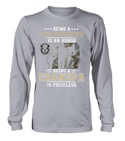 being a special forces veteran is an honor being g Men's Long Sleeve