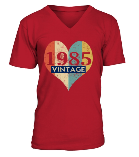 Vintage 1985 Retro Men's V-Neck T-shirt