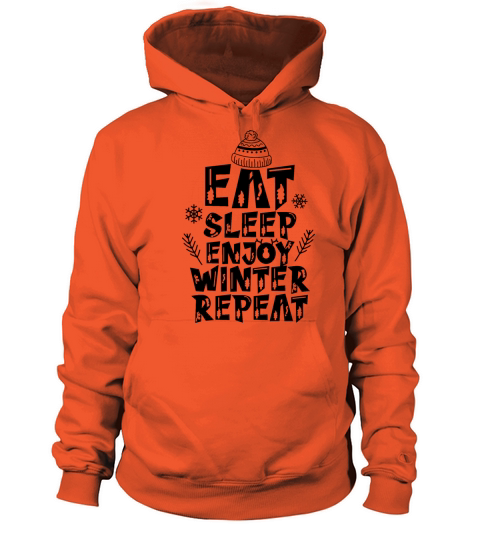 Enjoy Winter Saying Cold Christmas Snow Women's Hoodie