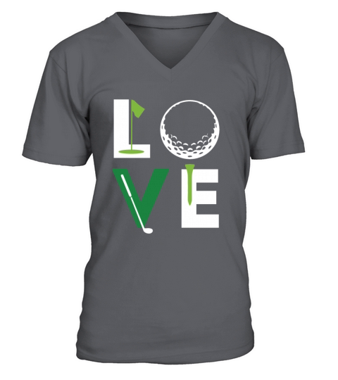 Golfer Love Golf T Shirt Men's V-Neck T-shirt