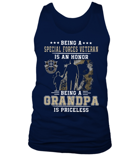 being a special forces veteran is an honor being g Men's Tank Top