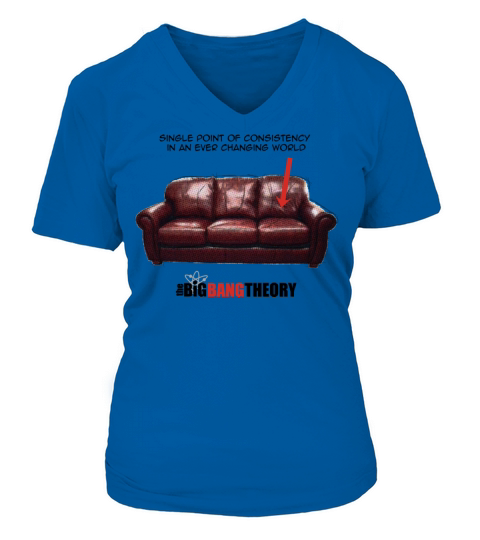 The Big Bang Theory Sheldons Couch Women's V-Neck T-shirt