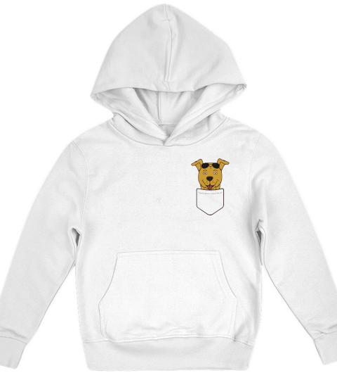 Mr. Peanutbutter in the pocket Kids Hoodie