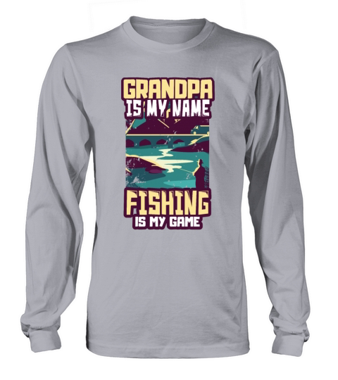 Fishing Grandpa Women's Long Sleeve