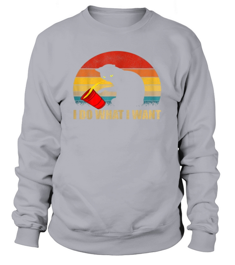 i do what i want cat t shirt ds4 Women's Sweatshirt