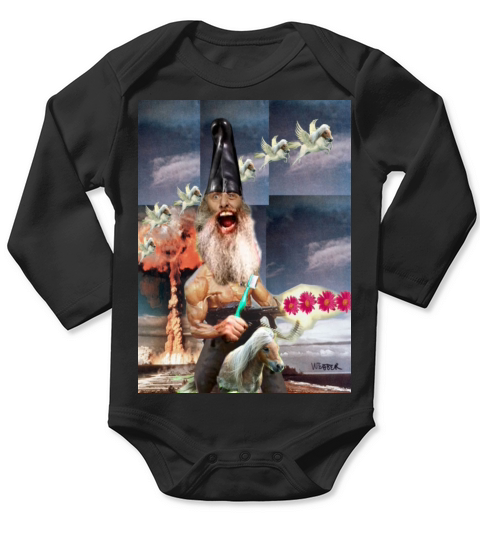 Vermin Supreme Long Sleeve Baby One-Piece