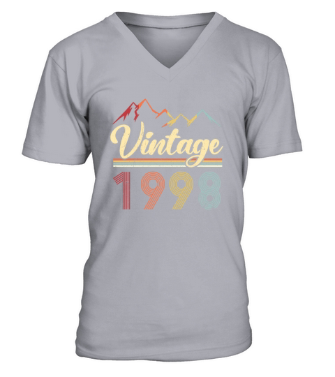 Vintage 1998 23th Birthday Retro 23 Years Old Men's V-Neck T-shirt