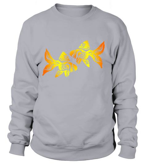 Two Goldfish Tribal Tattoo Funny Gift Idea Women's Sweatshirt