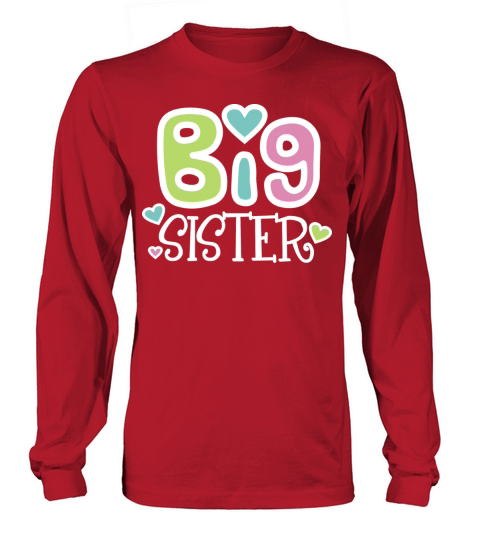 Big Sister 2 t-shirt Baby Lap Shoulder Women's Long Sleeve