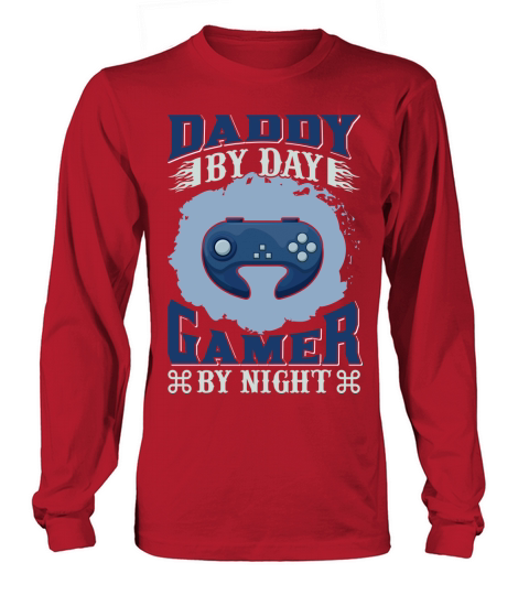 Daddy By Day Gamer By Night Women's Long Sleeve