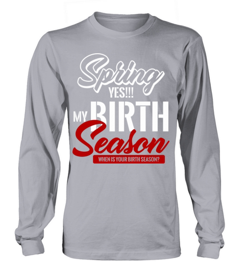WHAT IS YOUR BIRTH SEASON DARK Long sleeved Unisex