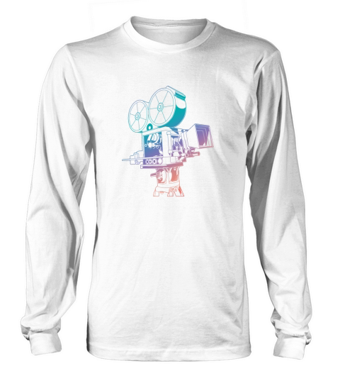Vintage Video Camera Long sleeved Unisex