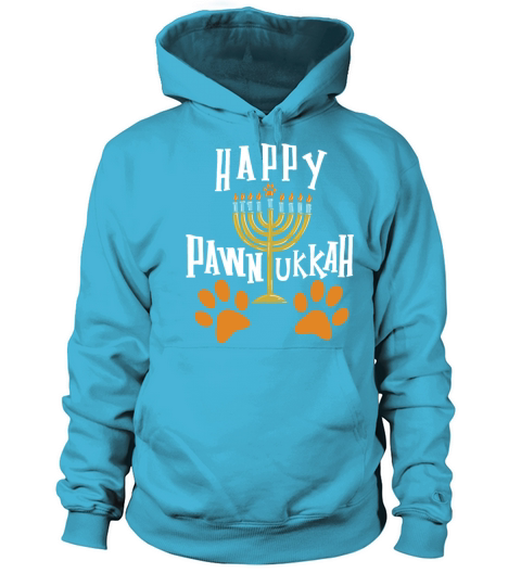Happy Pawnukkah Jewish Dog Lovers Hanukkah Men's Hoodie