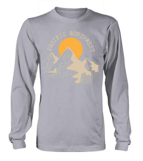 Pnw Pacific Northwest North West Mountain Women's Long Sleeve