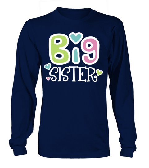 Big Sister 2 t-shirt Baby Lap Shoulder Men's Long Sleeve