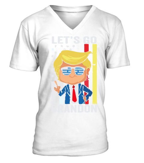 Go Trump Brandon Men's V-Neck T-shirt