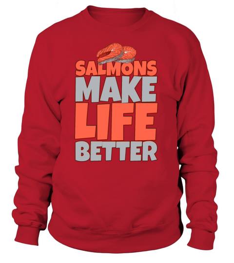 Funny Salmon Saying Fish Fish Women's Sweatshirt