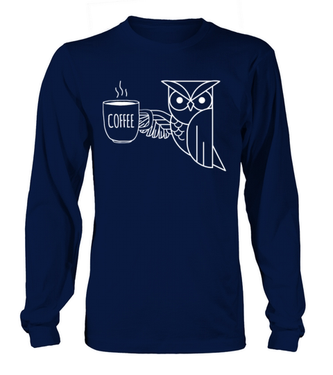 Minimalistic Owl Coffee Women's Long Sleeve