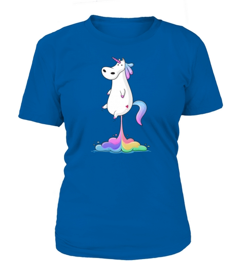 Unicorn Farting a Rainbow Women's T-Shirt