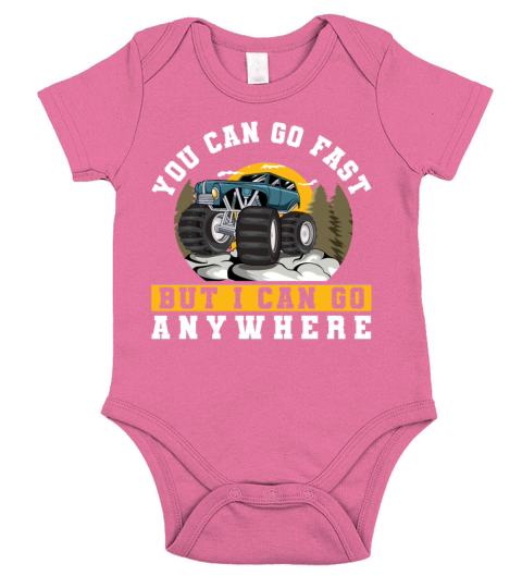 Retro Vintage You Can Go Fast But Short Sleeve Baby One-Piece