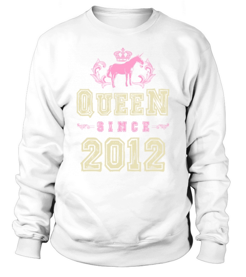 2012 Queen unicorn Sweatshirt Unisex