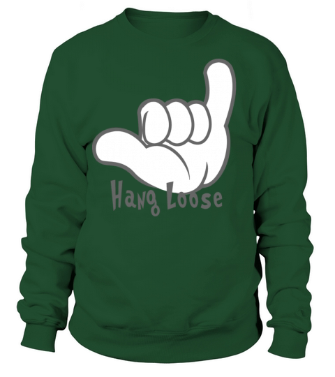 Hang Loose Hand Sign Hang Loose Sign Language Women's Sweatshirt