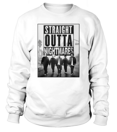 Straight Outta Nightmares horror movie characters shirt Sweatshirt Unisex