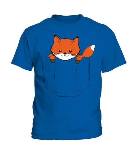 Fox Babyfox Breast Pocket Baby Gift Kids T-Shirt