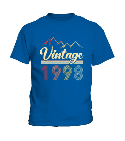 Vintage 1998 23th Birthday Retro 23 Years Old Kids T-Shirt