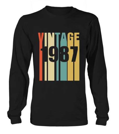 Vintage 1987 Retro Women's Long Sleeve