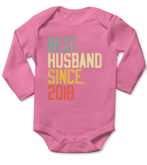 Mens 1st Wedding Anniversary Gifts Best Husband Long Sleeve Baby One-Piece
