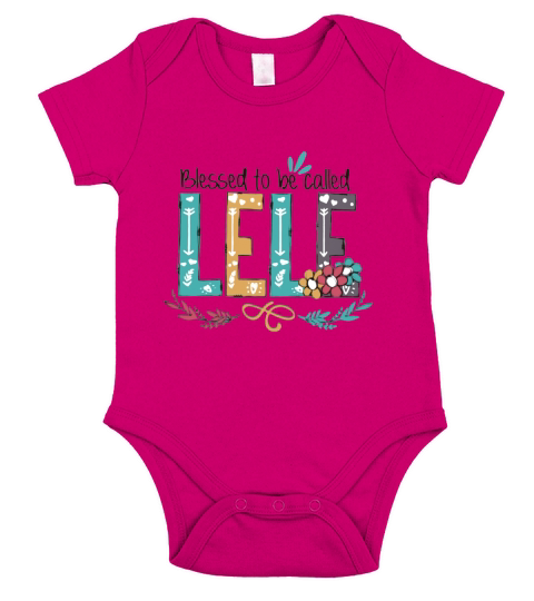 Blessed to be called LeLe  mothers day 2020 Short Sleeve Baby One-Piece
