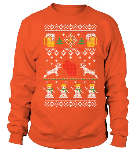 CHRISTMAS IN WISCONSIN Long Sleeve Shirts Women's Sweatshirt