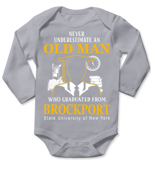 State University of New York  College at Brockport Long Sleeve Baby One-Piece