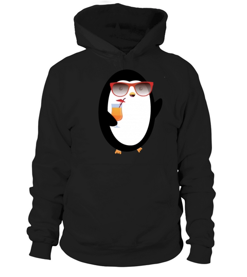 Hawaiian Hula Penguin - Luau for Him Women's Hoodie