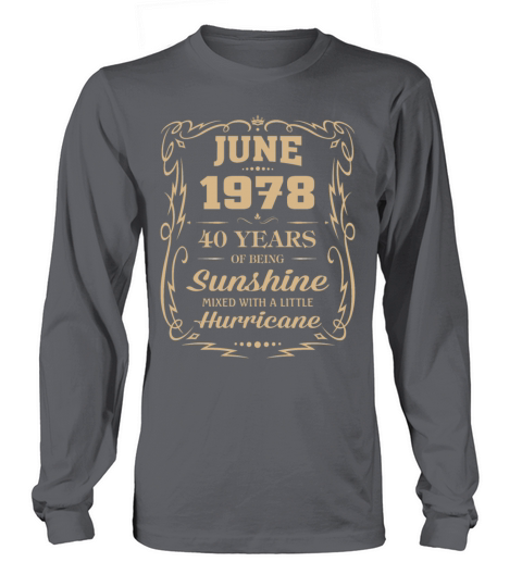 June 1978 Sunshine mixed Hurricane Women's Long Sleeve