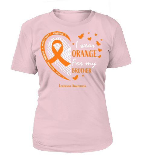 Men Women I Wear Orange For My Brother Leukemia Women's T-Shirt
