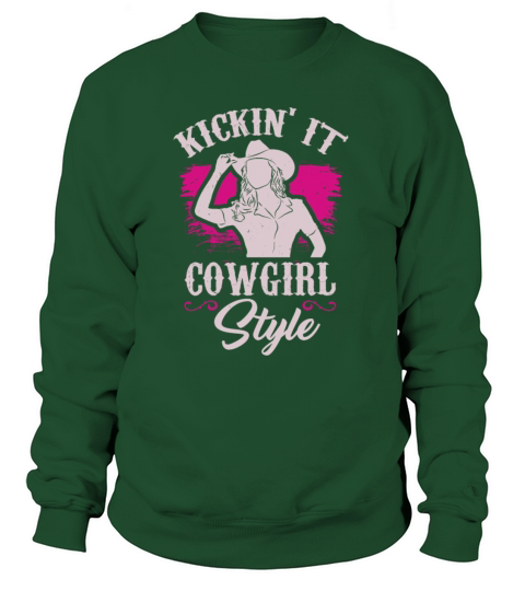 Funny Line Dance Design Kickin Women's Sweatshirt
