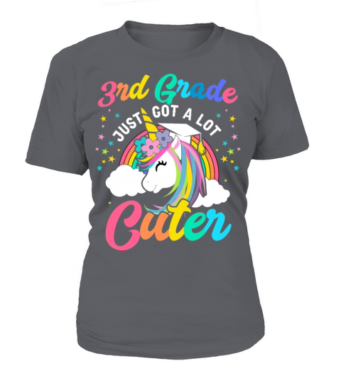 3RD Grade Just Got A Lot Cuter Rainbow Unicorn Women's T-Shirt