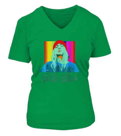Bilie Eilish V-neck T-Shirt Woman